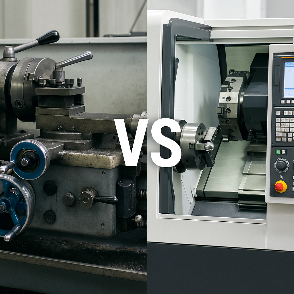 تفاوت دستگاه تراش سنتی و CNC؛ کدام انتخاب به‌صرفه‌تر است؟